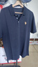 U.S. POLO ASSN.polo衫男短袖夏季保罗商务休闲翻领男装上衣t恤深藏青3XL 实拍图