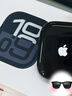 Apple/苹果 Watch Series 10 智能手表GPS款42毫米亮黑色铝金属表壳黑色运动型表带S/M MX1M3CH/B 实拍图