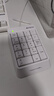 双飞燕（A4TECH）FK13 有线键盘 笔记本外接数字小键盘 财务会计收银柜台证券用 USB接口 伸缩线 象牙白 实拍图