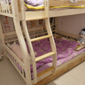 聚福财儿童床双层床男女孩上下铺成人床小户型带滑梯上下床上下层实木床 爬梯款 上铺宽130下铺宽150 实拍图