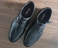 奥康（Aokang）皮鞋男英伦风秋季男鞋系带商务正装鞋男士低帮鞋子 黑色45码 实拍图