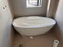 九牧（JOMOO）卫浴人造石浴缸家用成人独立式薄边洗澡泡澡池深泡椭圆形浴池缸 1.6m鹅蛋形人造石浴缸YC11616 实拍图