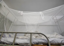 西漢（XIHAN）学生宿舍 单人蚊帐 1.2米床 白色【加密网眼 上下铺通用 不含杆】 实拍图