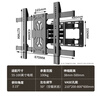 卡洛奇NX120巨屏电视挂架超薄内嵌双臂伸缩电视机支架挂墙伸缩旋转万能适配85-120寸海信小米创维TCL壁挂 实拍图