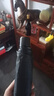 直杆加固抗风16骨/24骨男女大号自动加固抗风直杆大伞暴雨专用伞 曜石黑-长柄伞带防水套-24骨自动 实拍图