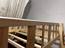 筱环上下床实木上下铺儿童床男孩女孩高低床成人双层床子母床 上下床 爬梯款+书架+床垫*2 上铺宽130下铺宽150-全实木 实拍图