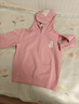 亚瑟士亚瑟士童装卫衣冬季新款男女儿童保暖加厚运动连帽卫衣 0620粉色 140 实拍图