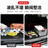 悦卡后备箱收纳箱汽车储物箱 折叠车载收纳箱 多功能车内尾箱整理箱置物用品工具 Line条纹款60L（黑灰大号） 实拍图