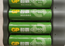 超霸（GP）5号充电电池1.2伏4粒2600mAh+4槽USB充电器可充5号7号电池适用游戏手柄可用电池 实拍图