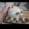 京东京造 茶具整套 功夫茶具套装茶壶茶杯茶盘 影青墨山12件【礼盒装】 实拍图