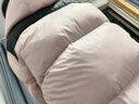 骆驼（CAMEL）【小太阳】户外羽绒服鸭绒加厚羽绒衣经典时尚防风保暖运动外套 白玉粉/幻影黑 男女同款 A33CAPN163J XL 实拍图