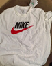 耐克（NIKE）春夏男T恤宽松休闲运动服DX1986-101 白色  XL  实拍图
