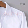 佐马仕（ZUOMASHI） 长袖衬衫女商务休闲职业装正装衬衣修身工装OL酒店通勤工作服 N2655纯白色方领 4XL/41（140斤-150斤） 实拍图
