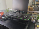 全品屋升降电脑桌升降工作台电脑升降支架台站立式升降办公书桌 气动无级升降-黑桌双层80cm 实拍图
