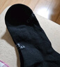 迪卡侬（DECATHLON）男士袜子冬季袜子运动袜高帮棉袜透气保暖男女长袜 RS160-商务黑色-3双装 【43-46】(鞋码43/44/45/46) 实拍图