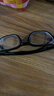 依视路（ESSILOR） 钻晶系列高清耐磨防蓝光近视超薄镜片专业配度数眼镜架男女镜框 TR90-全框-1156BK-黑色 镜框+依视路A4防蓝光1.56现片 实拍图