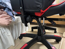 电竞椅男电脑椅子家用舒适久坐办公可躺宿舍人体工学升降游戏座椅 标准版黑红+搁脚 实拍图