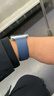 Apple/苹果 Watch Series 10 智能手表GPS款46毫米银色铝金属表壳丹宁色运动型表带M/L MX223CH/B 实拍图