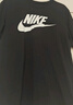 耐克(NIKE)男短袖T恤 纯棉 运动休闲 经典简约 AR5005-010 黑色L 实拍图