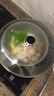 美厨（maxcook）玻璃盖炒锅盖 304不锈钢包边煎锅盖火锅盖蒸锅盖32cm MCPJ9654 实拍图