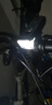 神鱼（SHENYU）LED自行车夜骑灯山地车公路车前灯防雨刹车尾灯骑行装备配件 顶配 感应前灯+数显+尾灯 实拍图