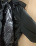 鸭鸭王一博同款312g充绒冰壳系列羽绒服长款男女极寒加厚冬季保暖外套 青光黑色 【男女同款现货速发】 L 实拍图