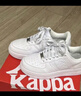 KAPPA卡帕女鞋厚底板鞋女2025冬季新款软底休闲鞋子女百搭运动小白鞋女 鹭羽白 41 (255mm) 实拍图
