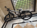 金武端自行车成人山地车公路赛车单车骑行变速超轻越野中学生初中青少年 尊享版-三刀轮-黑白色【铝架】 27.5寸24速 实拍图