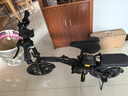 凤凰（Phoenix）电动自行车折叠电动车锂电池小型代驾车男女式成人电助力车 小武仕 黑色/折叠款/48V可提电池 30AH电动续航90km 实拍图