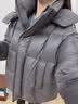 波司登冬泡芙羽绒服女士90绒加厚脱卸帽宽松短款慵懒风外套 实拍图