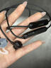ESSONIO意大利品牌【轻便设计】高端颈挂脖式蓝牙耳机无线HIFI音质运动跑步防水超长续航音乐通话降噪通用 黑色【半入耳式】16H续航无压力 实拍图