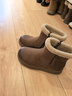 百丽（Belle）复古擦色雪地靴女2025冬新商场同款舒适保暖东北靴E5L1DDD5 棕色 38 实拍图