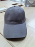 回力大头围棒球帽子男士潮流鸭舌帽女纯色休闲户外运动遮阳四季太阳帽 灰色 M 【54-58cm】适合正常头围 实拍图