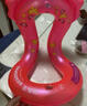 泳乐宝 第七代蛇形泳圈儿童到成人环型充气玩具 M码红 双/3气囊随机发 实拍图
