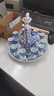 陶沁泉景德镇陶瓷器中式白酒酒具套装酒壶酒杯酒盅酒器温酒壶 陶瓷茶盘一个需要花色联系客服备注 实拍图