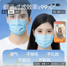 袋鼠医生一次性医用外科口罩100只独立包装一只一袋成人灭菌防尘透气秋冬 实拍图