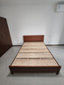 金柏栎【升级床板】实木床新中式双人床胡桃色木床简约主卧室家用单人床 胡桃木色单床 1.5*2米【升级床板】 实拍图