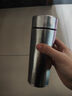 丽贝德商务钛杯保温杯内外纯钛泡茶杯大容量礼盒 皓月银 460ML 实拍图