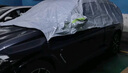 迪加伦 冬季汽车遮雪挡半罩车衣车用玻璃车载遮阳档奔驰长安奥迪比亚迪轩逸朗逸吉利速腾卡罗拉丰田 轿车专用 实拍图