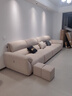酷比得2025新款现代简约奶油风沙发客厅转角贵妃组合猫抓布艺沙发 3.6米单扶手单人位*2+单人位*2 (旗舰版云端坐感)御感猫抓布 实拍图