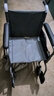 鱼跃(yuwell)轮椅车H051折叠老人轻便旅行手推车钢管免充气胎代步车 实拍图