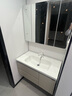 小米嘉美系列浴室柜陶瓷一体盆太空铝合金蜂窝铝洗手盆柜组合洗漱台洗脸台 90cm普通全封方镜+陶瓷 一体盆 实拍图