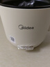 美的（Midea）电煮锅 电热锅 学生宿舍泡面锅 便携式可折叠旅行出差家用多功能锅1.6L小电锅一人食小火锅XZE1621 实拍图