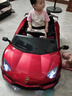 尚好嘉儿童遥控电动汽车可坐人四轮摇摆玩具车可驾驶电瓶男女宝宝小孩车 顶配烤漆红：升级四驱+12V大电瓶+皮座+全功能 实拍图