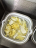 京冇洗菜篮沥水篮洗水果盆厨房菜盆水果盘滤水篮子双层淘米 实拍图