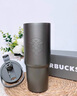 星巴克（Starbucks）灰色款双饮口不锈钢随行杯800ml保温保冷水杯车载女神节礼物男女 实拍图