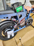 绿源【向往的生活推荐品牌】电动自行车新国标代驾折叠电动车超长续航铝合金锂电池助力电瓶车 航空高级版蓝色-35A-纯电105公里 实拍图