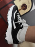 斯凯奇奥利奥|秋季黑白老爹鞋复古熊猫鞋透气厚底增高运动鞋 实拍图