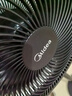 美的（Midea）【超级单品】七叶轻音立式电风扇家用柔风落地扇台式桌面小型风扇大风量节能摇头宿舍电扇 SAF30AB 实拍图