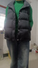 坦博尔秋冬羽绒服短款女士马甲背心90鸭绒休闲保暖外套TD236006 黑色 M (165) 实拍图